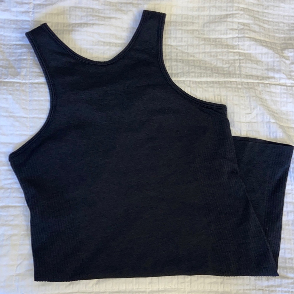 Lululemon black high neck tank top - NEED TO SELL ASAP -  pls send best offer